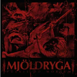 dragon 0.52 Mjöldryga - Pulvis Ad Mortem LP red and white 180g