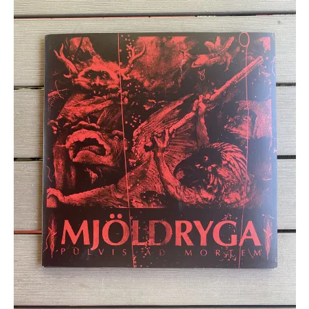 dragon 0.52 Mjöldryga - Pulvis Ad Mortem LP red and white 180g