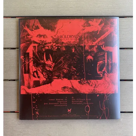 dragon 0.52 Mjöldryga - Pulvis Ad Mortem LP red and white 180g