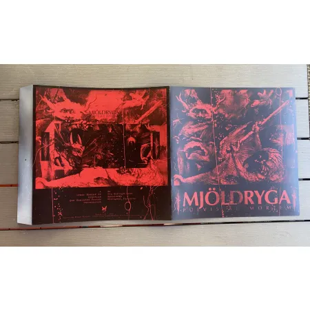 dragon 0.52 Mjöldryga - Pulvis Ad Mortem LP red and white 180g