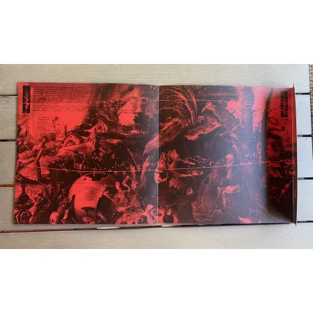 dragon 0.52 Mjöldryga - Pulvis Ad Mortem LP red and white 180g