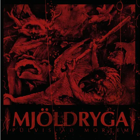 dragon 0.52 Mjöldryga - Pulvis Ad Mortem LP red and white 180g